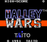 Halley Wars (USA, Europe) Title Screen